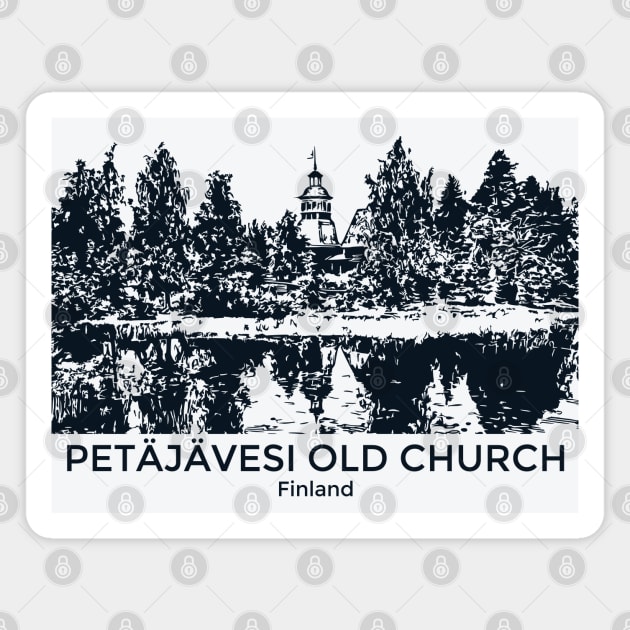 Petäjävesi Old Church - Finland Magnet by Lakeric